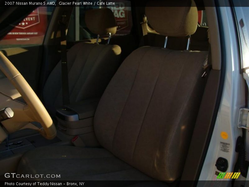 Glacier Pearl White / Cafe Latte 2007 Nissan Murano S AWD