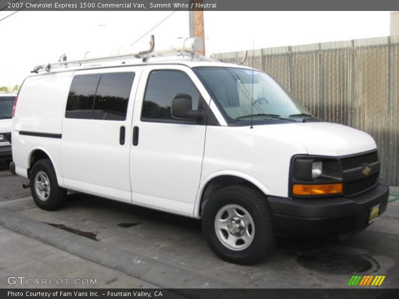  2007 Express 1500 Commercial Van Summit White