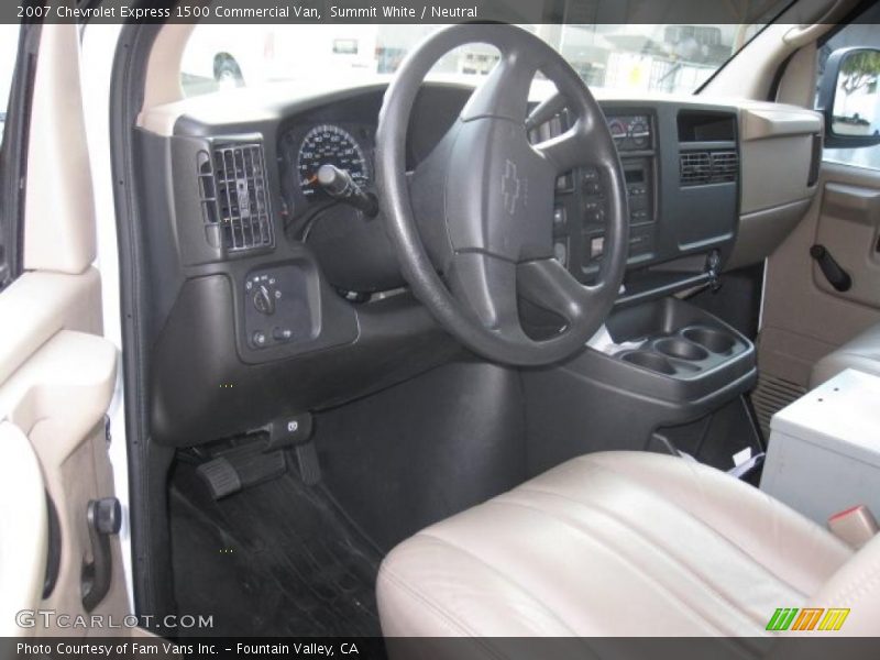 Neutral Interior - 2007 Express 1500 Commercial Van 