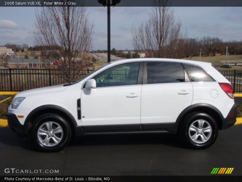 Polar White / Gray 2008 Saturn VUE XE