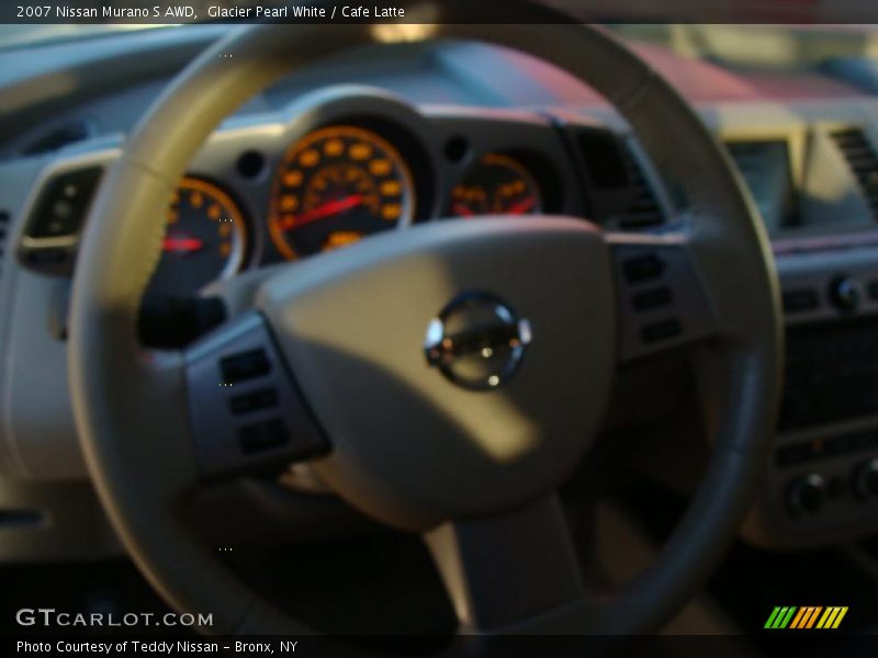 Glacier Pearl White / Cafe Latte 2007 Nissan Murano S AWD