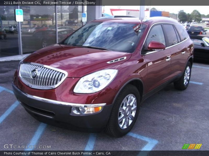 Red Jewel Tintcoat / Ebony/Ebony 2011 Buick Enclave CXL