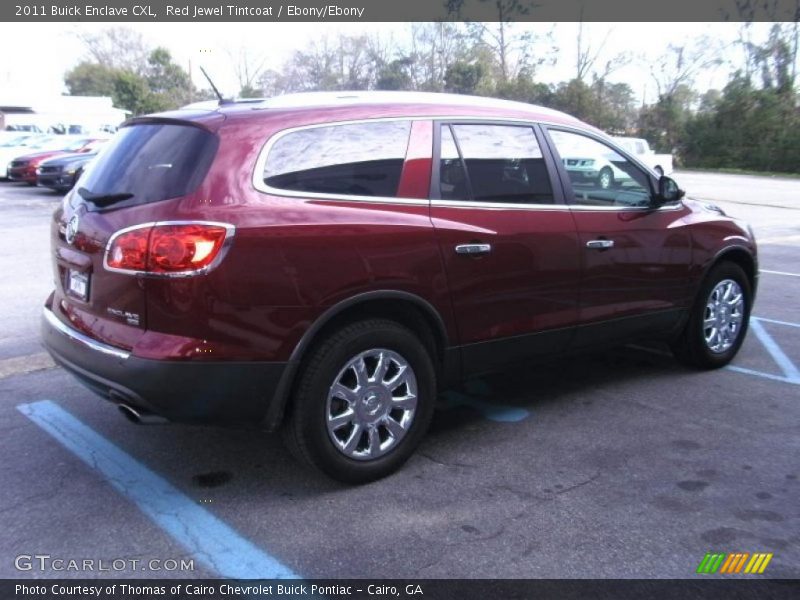 Red Jewel Tintcoat / Ebony/Ebony 2011 Buick Enclave CXL