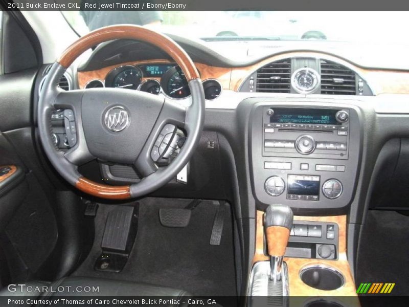 Red Jewel Tintcoat / Ebony/Ebony 2011 Buick Enclave CXL