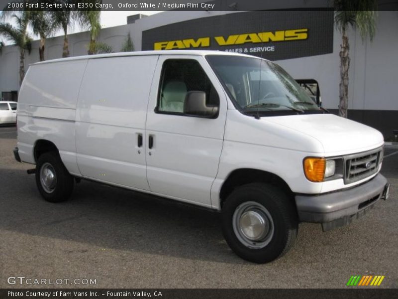 Oxford White / Medium Flint Grey 2006 Ford E Series Van E350 Cargo