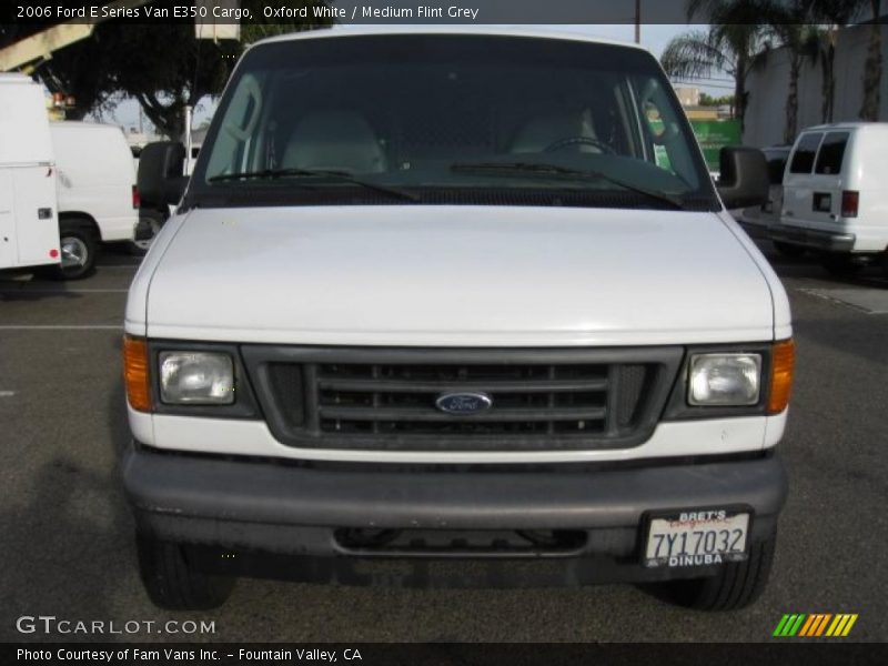 Oxford White / Medium Flint Grey 2006 Ford E Series Van E350 Cargo