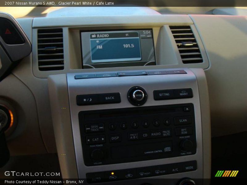 Glacier Pearl White / Cafe Latte 2007 Nissan Murano S AWD