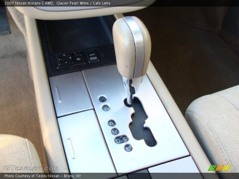 Glacier Pearl White / Cafe Latte 2007 Nissan Murano S AWD
