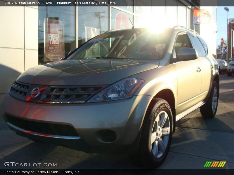 Platinum Pearl Matallic / Cafe Latte 2007 Nissan Murano SL AWD