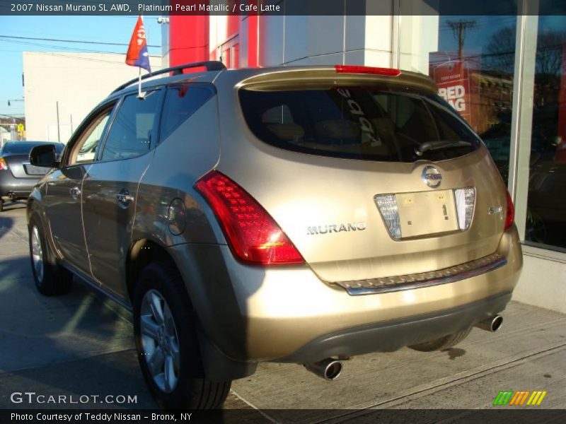 Platinum Pearl Matallic / Cafe Latte 2007 Nissan Murano SL AWD