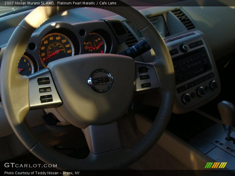 Platinum Pearl Matallic / Cafe Latte 2007 Nissan Murano SL AWD