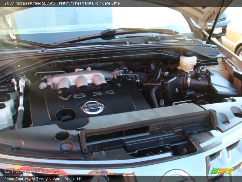 Platinum Pearl Matallic / Cafe Latte 2007 Nissan Murano SL AWD