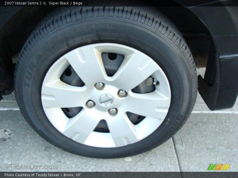 Super Black / Beige 2007 Nissan Sentra 2.0