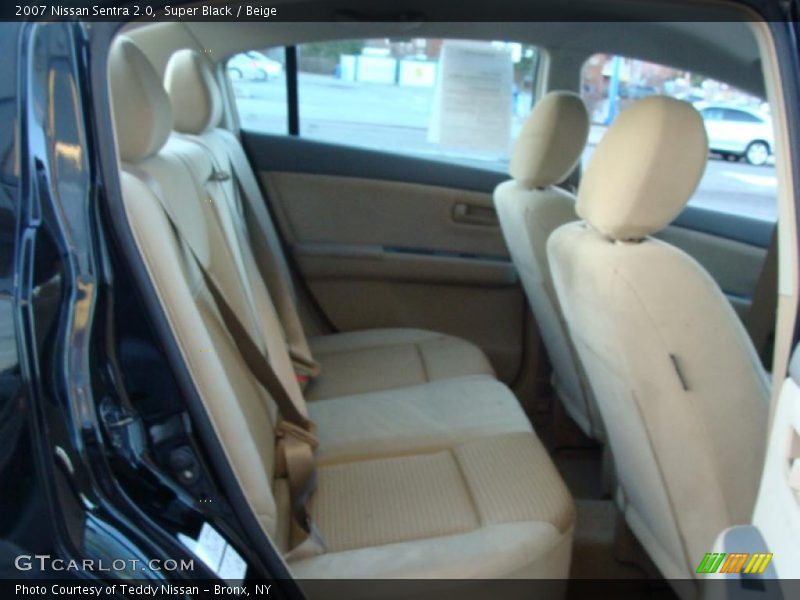 Super Black / Beige 2007 Nissan Sentra 2.0