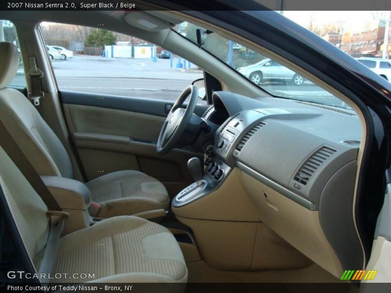 Super Black / Beige 2007 Nissan Sentra 2.0
