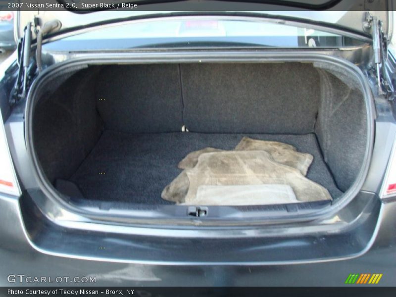 Super Black / Beige 2007 Nissan Sentra 2.0