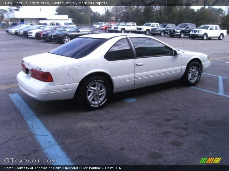 Vibrant White / Medium Graphite 1996 Ford Thunderbird LX
