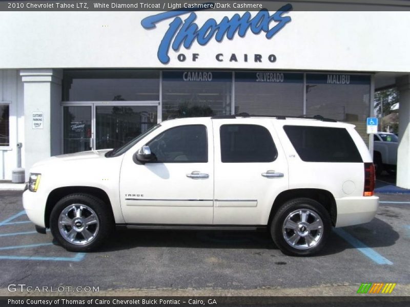 White Diamond Tricoat / Light Cashmere/Dark Cashmere 2010 Chevrolet Tahoe LTZ