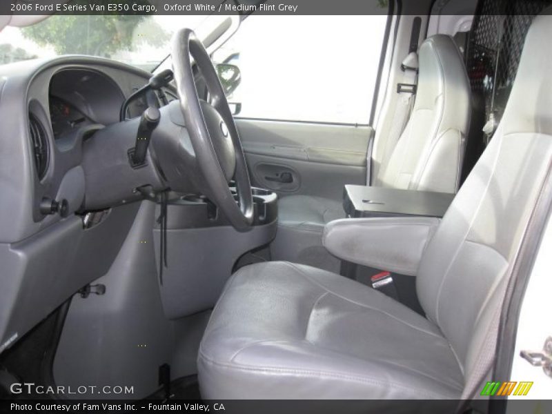 Oxford White / Medium Flint Grey 2006 Ford E Series Van E350 Cargo