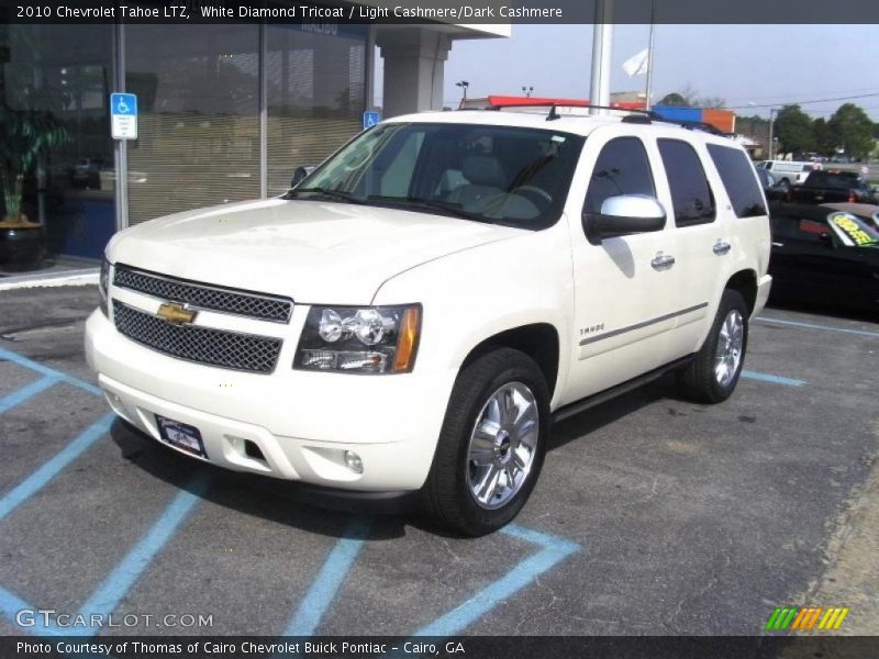 White Diamond Tricoat / Light Cashmere/Dark Cashmere 2010 Chevrolet Tahoe LTZ