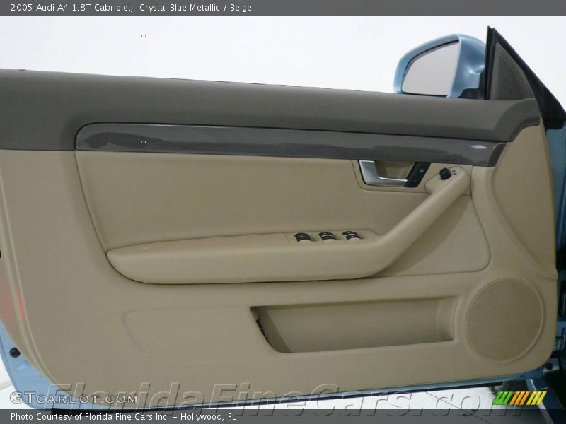 Crystal Blue Metallic / Beige 2005 Audi A4 1.8T Cabriolet
