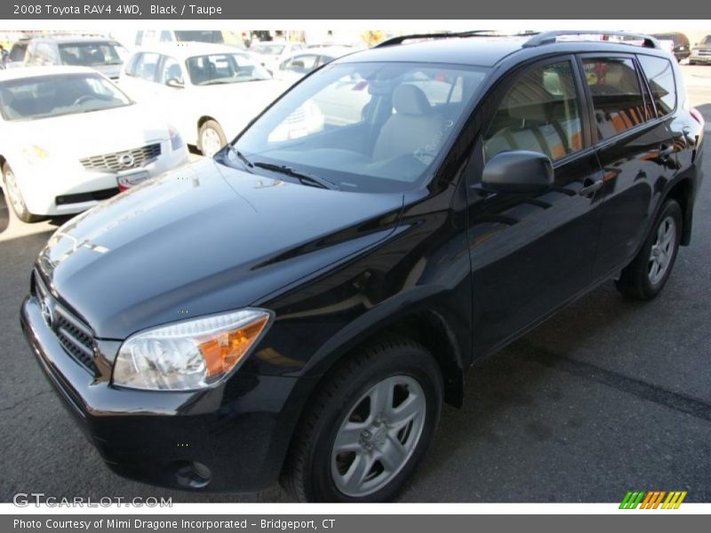 Black / Taupe 2008 Toyota RAV4 4WD