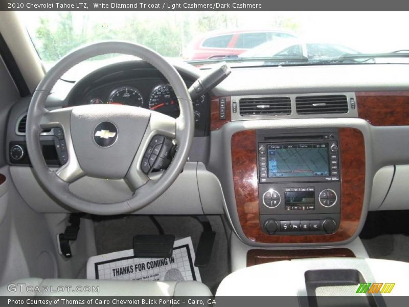 White Diamond Tricoat / Light Cashmere/Dark Cashmere 2010 Chevrolet Tahoe LTZ