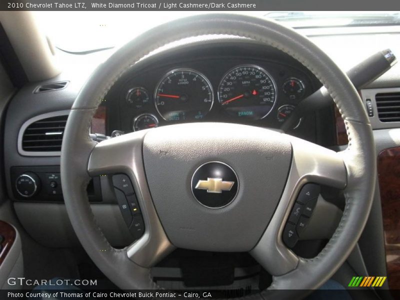 White Diamond Tricoat / Light Cashmere/Dark Cashmere 2010 Chevrolet Tahoe LTZ
