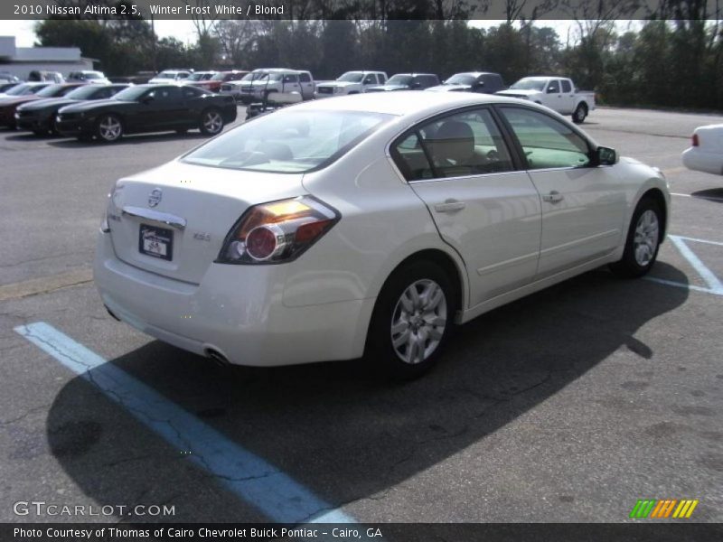 Winter Frost White / Blond 2010 Nissan Altima 2.5