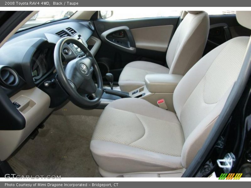 Black / Taupe 2008 Toyota RAV4 4WD