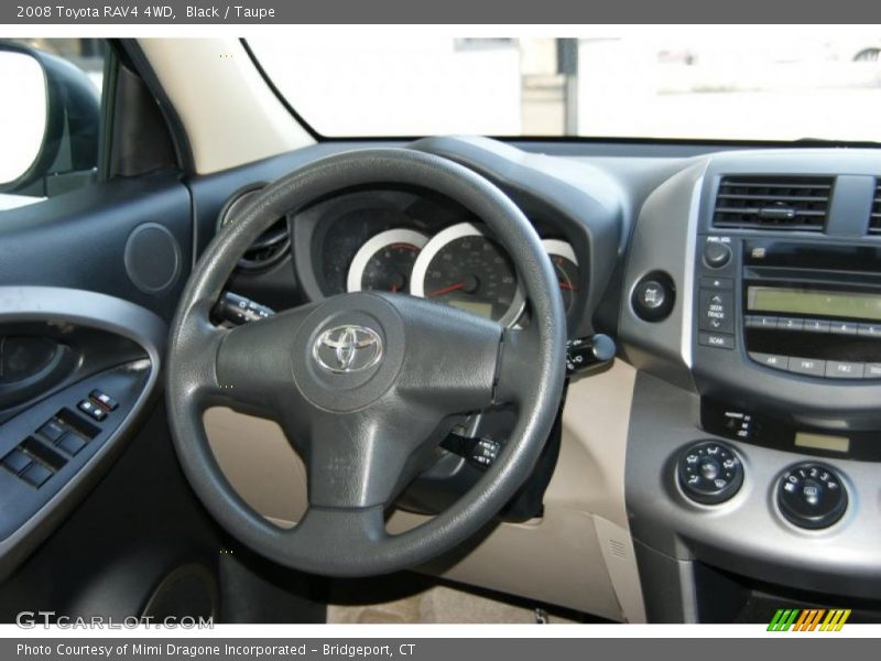 Black / Taupe 2008 Toyota RAV4 4WD