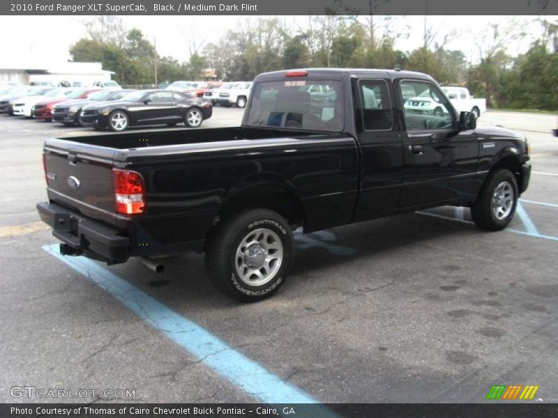Black / Medium Dark Flint 2010 Ford Ranger XLT SuperCab