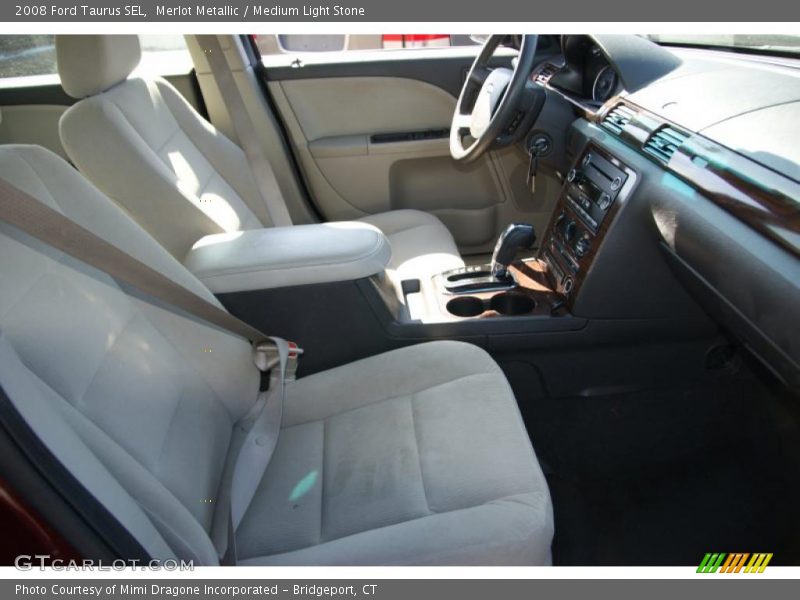 Merlot Metallic / Medium Light Stone 2008 Ford Taurus SEL