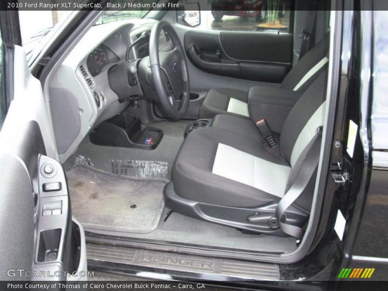 Black / Medium Dark Flint 2010 Ford Ranger XLT SuperCab