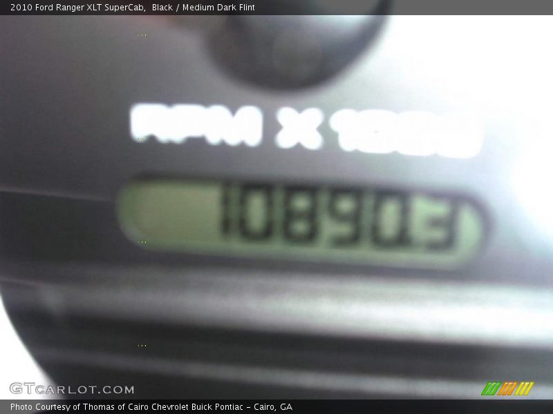 Black / Medium Dark Flint 2010 Ford Ranger XLT SuperCab