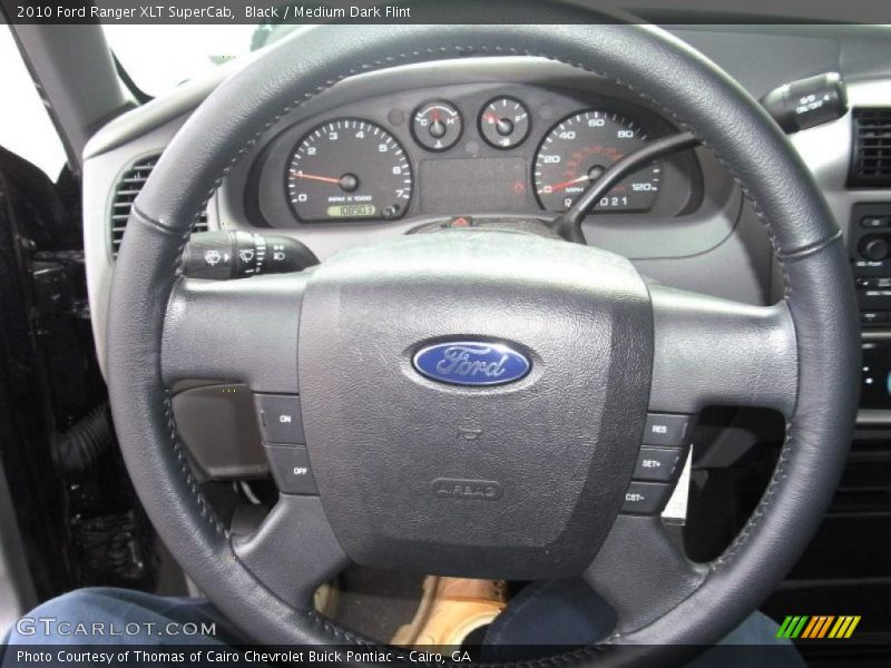 Black / Medium Dark Flint 2010 Ford Ranger XLT SuperCab