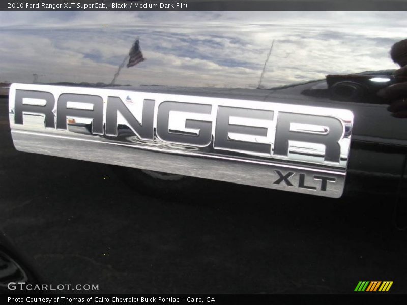 Black / Medium Dark Flint 2010 Ford Ranger XLT SuperCab