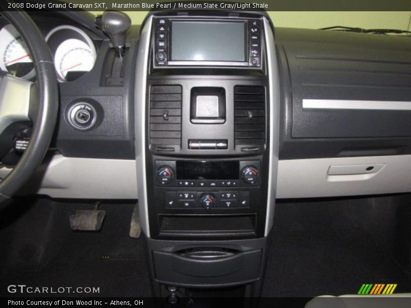 Marathon Blue Pearl / Medium Slate Gray/Light Shale 2008 Dodge Grand Caravan SXT