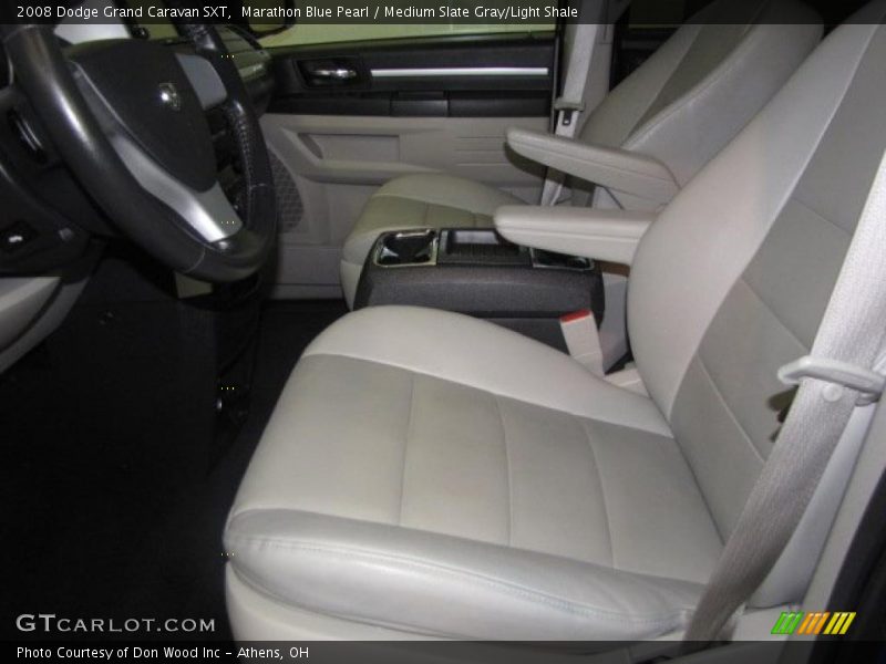 Marathon Blue Pearl / Medium Slate Gray/Light Shale 2008 Dodge Grand Caravan SXT