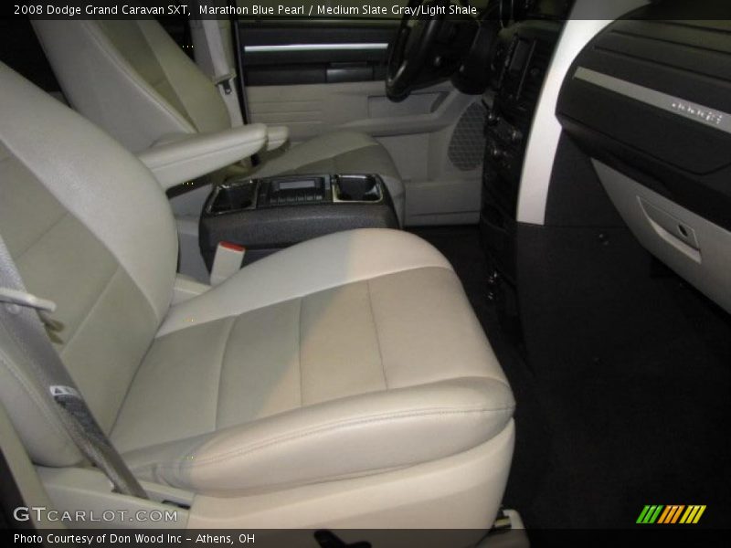 Marathon Blue Pearl / Medium Slate Gray/Light Shale 2008 Dodge Grand Caravan SXT