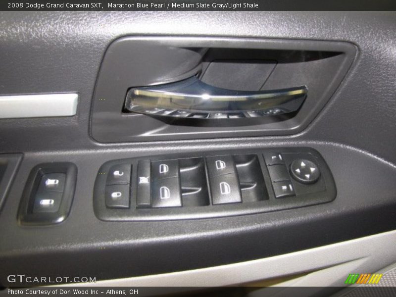 Marathon Blue Pearl / Medium Slate Gray/Light Shale 2008 Dodge Grand Caravan SXT