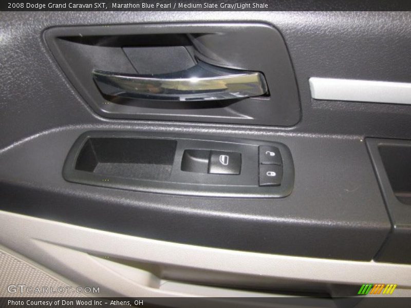 Marathon Blue Pearl / Medium Slate Gray/Light Shale 2008 Dodge Grand Caravan SXT