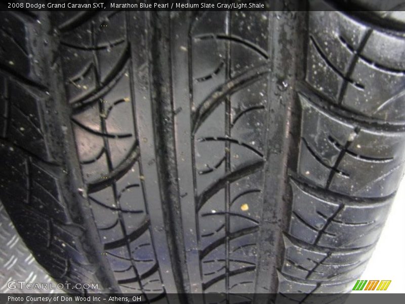 Marathon Blue Pearl / Medium Slate Gray/Light Shale 2008 Dodge Grand Caravan SXT