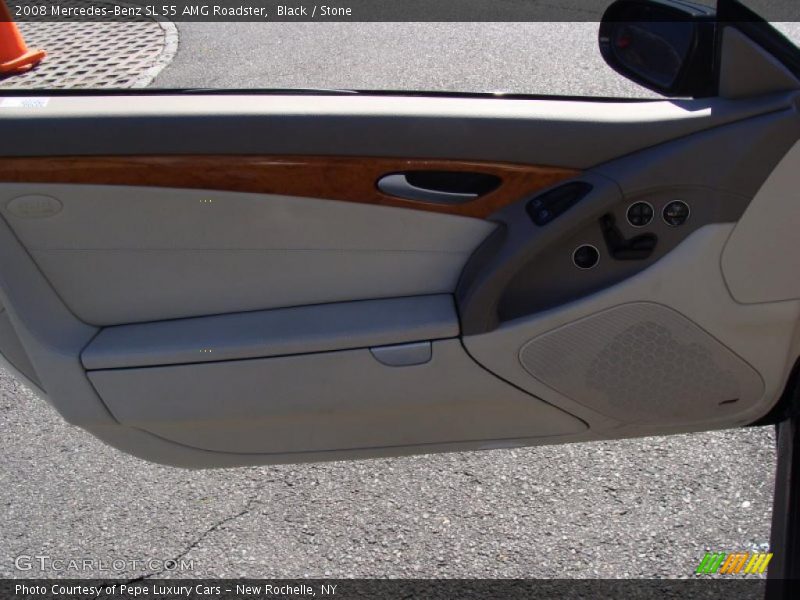 Black / Stone 2008 Mercedes-Benz SL 55 AMG Roadster