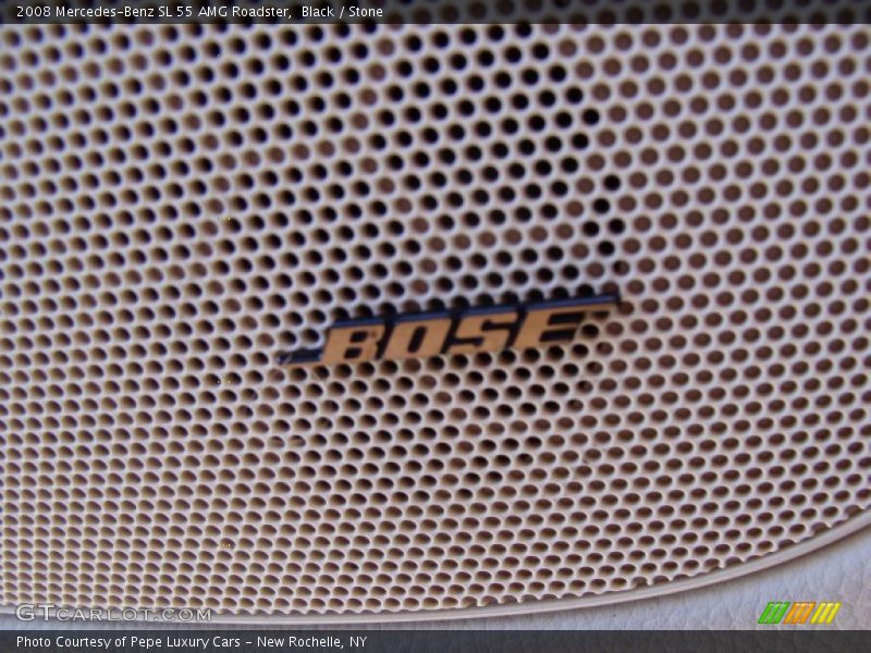 Black / Stone 2008 Mercedes-Benz SL 55 AMG Roadster