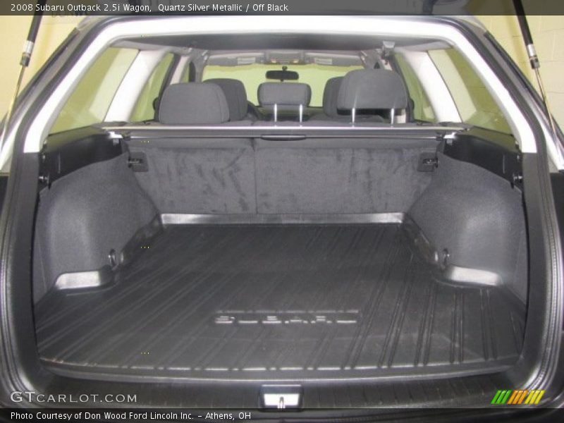 Quartz Silver Metallic / Off Black 2008 Subaru Outback 2.5i Wagon