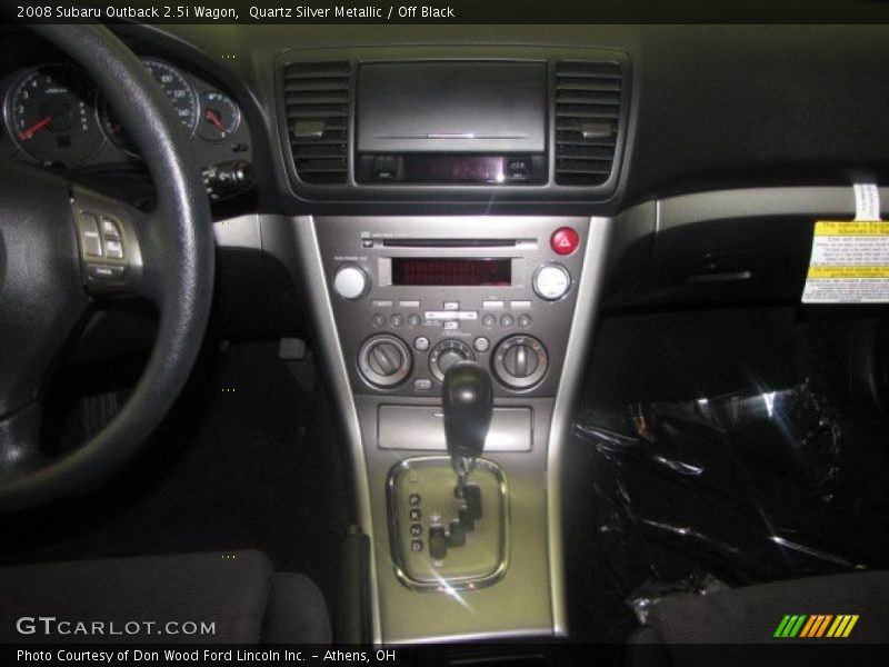 Quartz Silver Metallic / Off Black 2008 Subaru Outback 2.5i Wagon