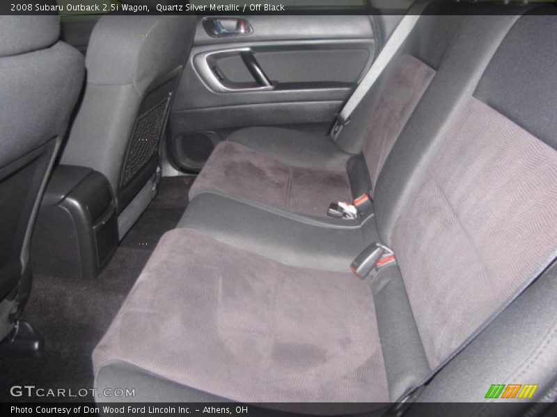 Quartz Silver Metallic / Off Black 2008 Subaru Outback 2.5i Wagon