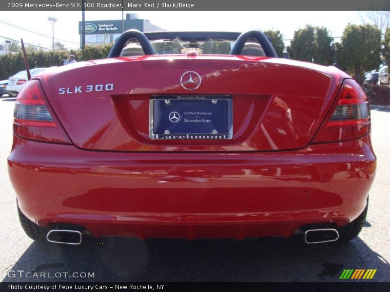  2009 SLK 300 Roadster Mars Red