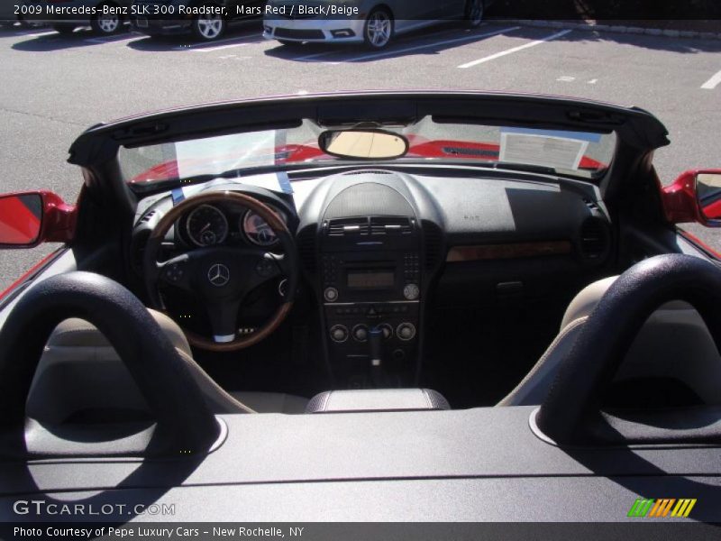 Mars Red / Black/Beige 2009 Mercedes-Benz SLK 300 Roadster